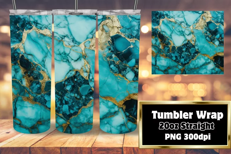 Marble Glitter Panorama Sublimation 20oz