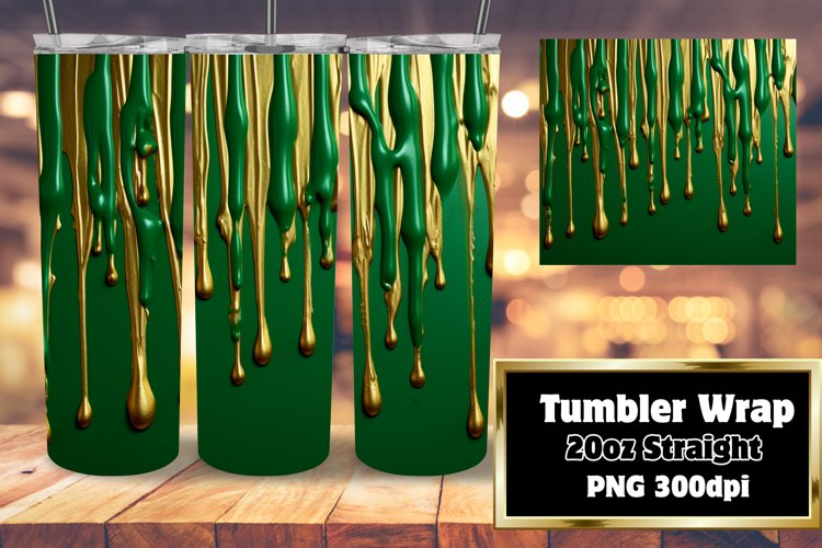 Tumbler Wrap Excellence: Sparkling 3D Art