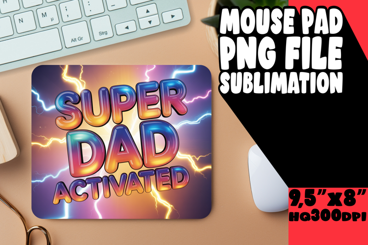 PLAYFUL DESK MAT FUN SUBLIMATION, Father's Day