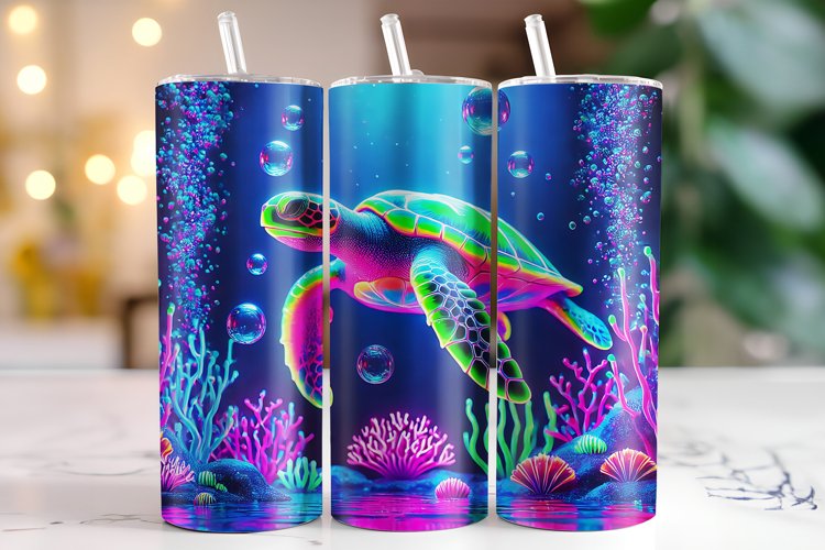 Turtle Tumbler Wrap | Sublimation | Tumblers
