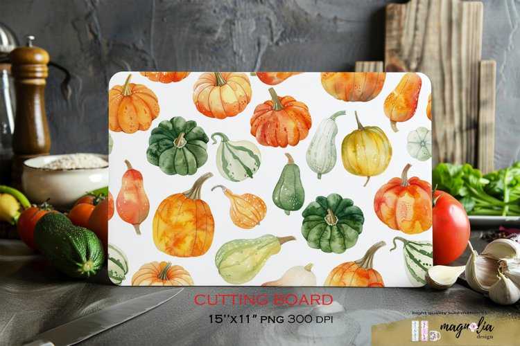 pumpkin | Kitchen cutting board sublimation design png