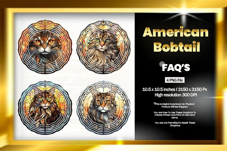 American Bobtail Wind Spinner Sublimation - 04 Variations