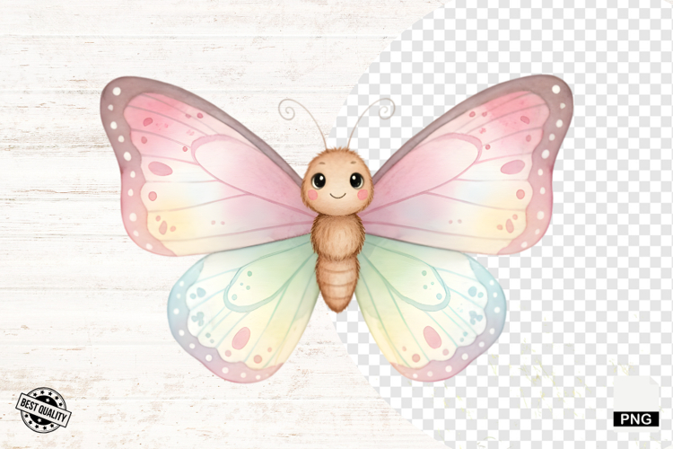 Cute Butterfly Clipart Image 5