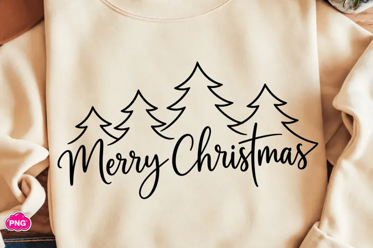 Merry Christmas PNG, Christmas Trees PNG, Christmas Shirt