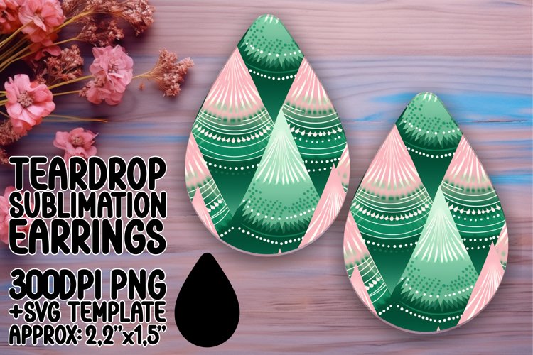Festive Teardrop Earrings Delight