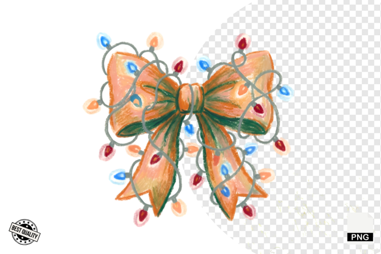 Halloween Bows & Lights Clipart