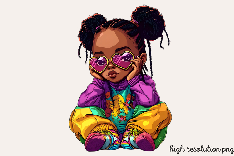 Black Girl Afro Png Image 22