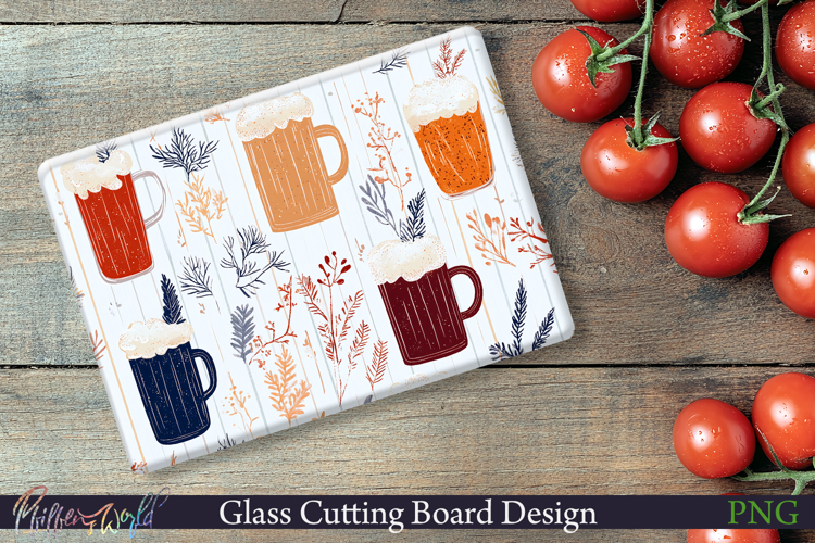 Cutting Board Design | Stripes | Beer