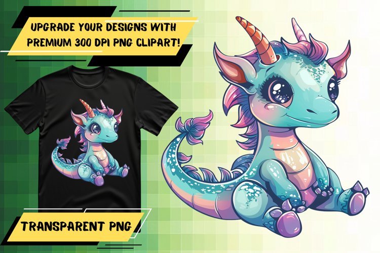 Sweet Watercolor Creature Design - Sublimation PNG