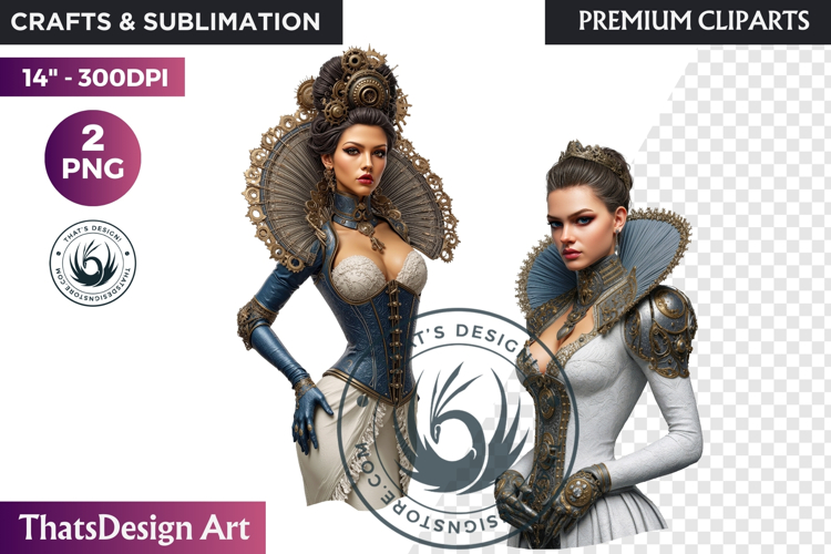 Steampunk Winter Fantasy Sublimation Graphics PNG clipart