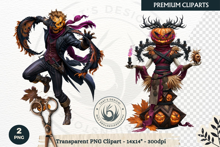 Gothic Dark Fantasy Halloween Nightmare Horror Clipart PNG