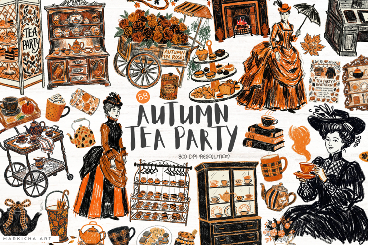 Tea Party Clipart Image 8