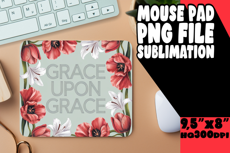 Whimsical Desk Pad Sublimation Ideas, Religious