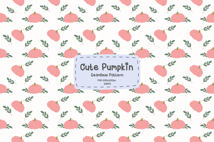 Cute Pumpkin seamless pattern