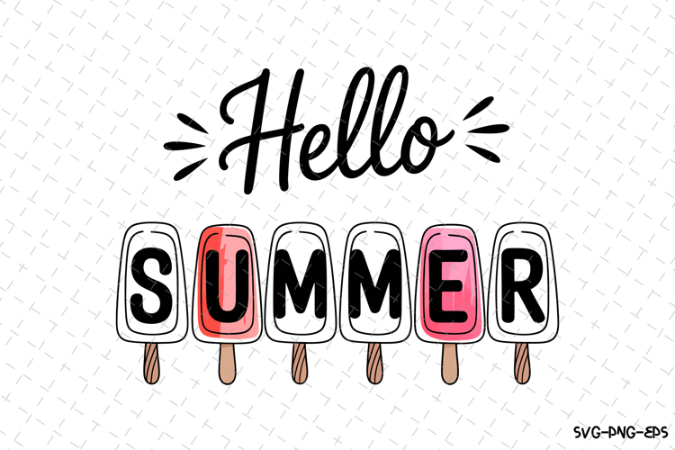 Hello Summer Svg Image 5