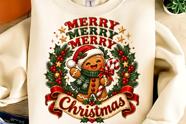 Merry Christmas Y’all PNG, Retro Christmas Sublimation