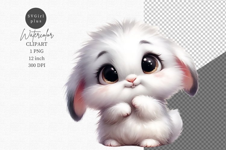 Cute Bunny Clipart Image 5