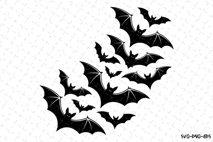 Bats Silhouette Image 12