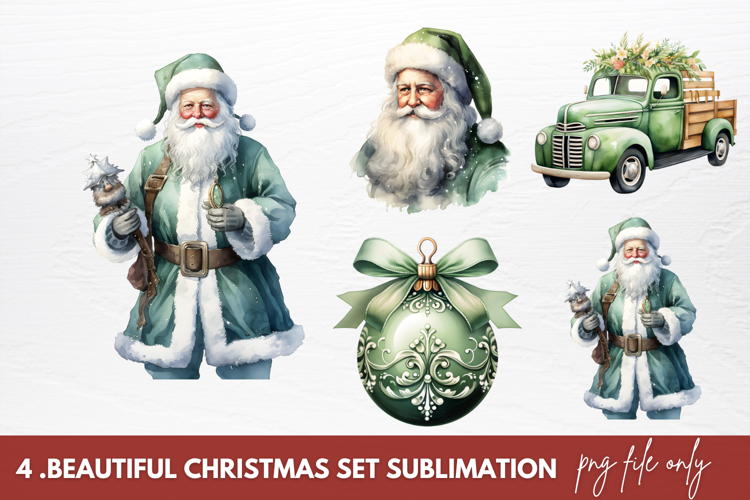 Christmas Watercolor Clipart Image 12
