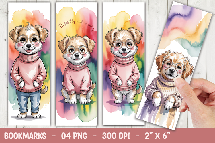Happy Puppy Bookmark Sublimation