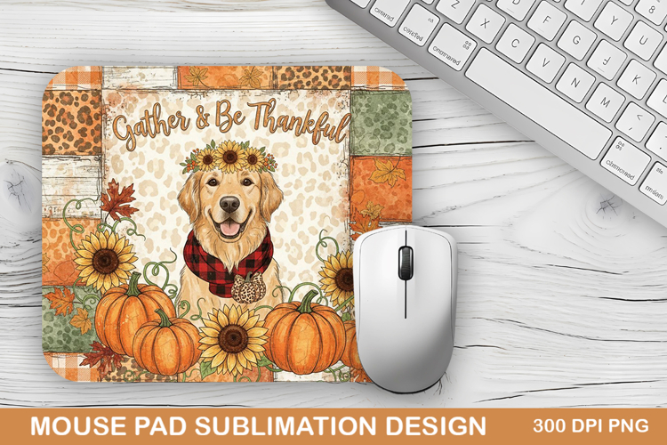 Gather And Be Mouse Pad Sublimation - Halloween Design