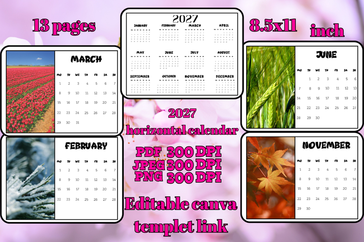 Canva Calendar Template Image 22