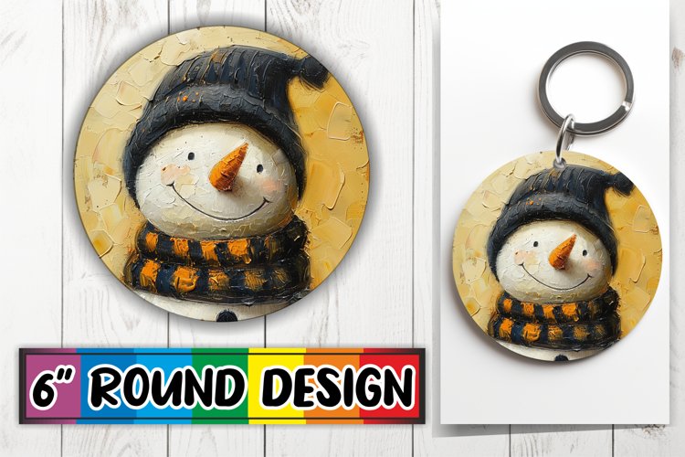 Cute Snowman Clipart Image 4