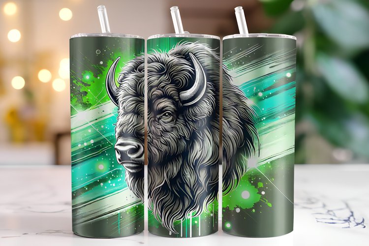 Bison Tumbler Wrap | Sublimation | Tumblers
