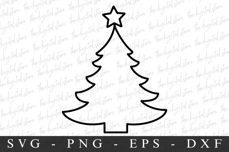 Merry Christmas Tree Svg Image 16