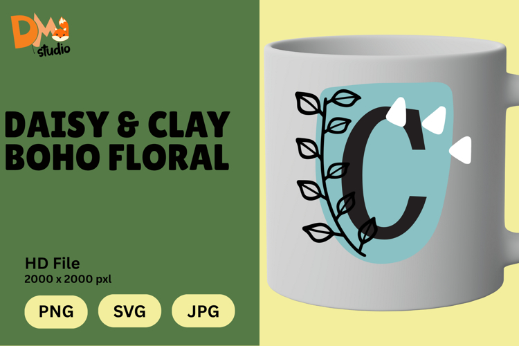 Floral Letter Svg Image 11