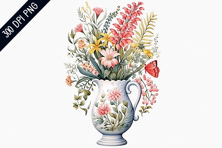 Flower Sublimation - Flower Sublimation Design example image 1