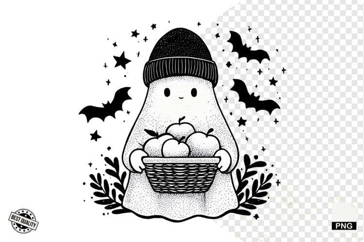 Cute Halloween Ghost Clipart