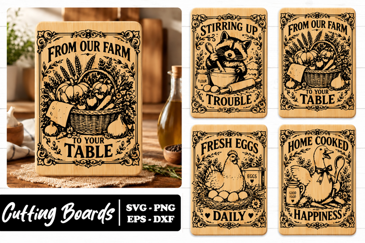 Farm Fresh Kitchen Harvest SVG PNG