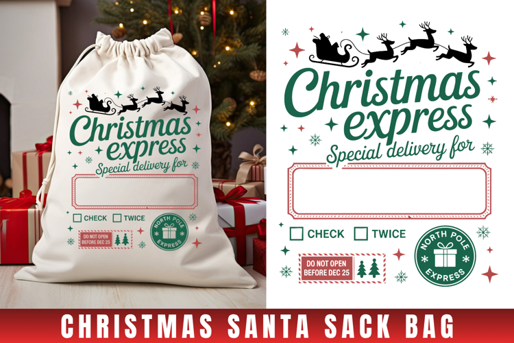 Santa Sack SVGs Image 18