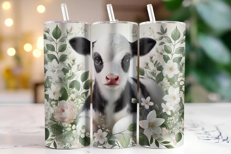 Cow Tumbler Wrap | Sublimation | Tumblers