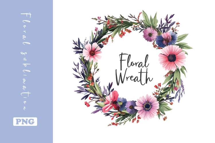 Floral Wreath Clipart Image 15