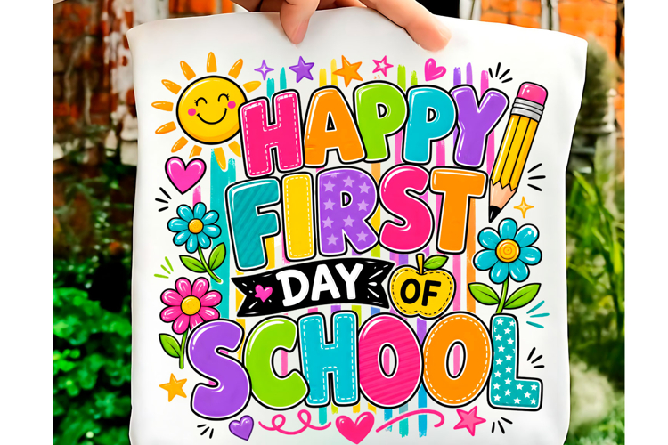 Happy First Day of School PNG