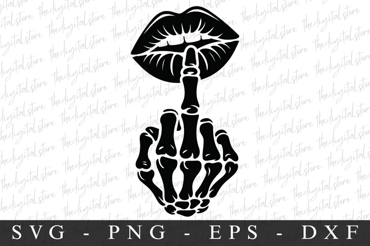 Middle Finger Svg Image 16