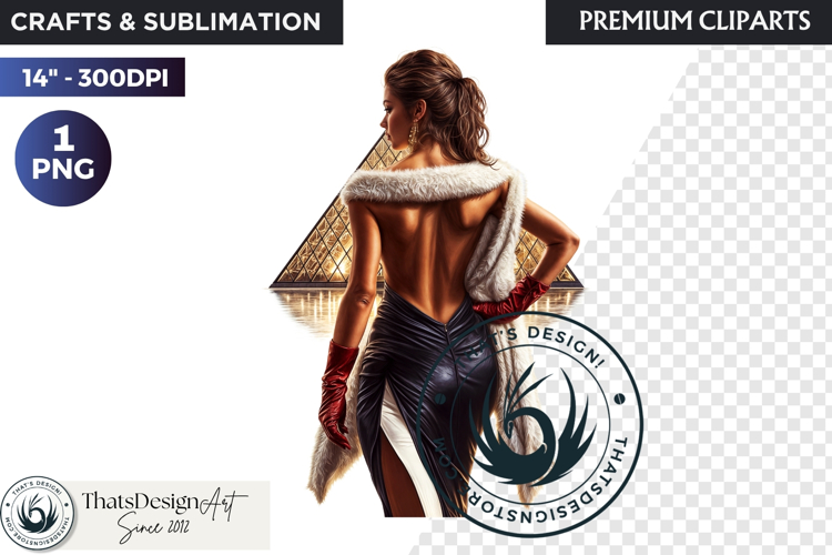 French Girl Clipart PNG, French woman, I love Paris Clipart