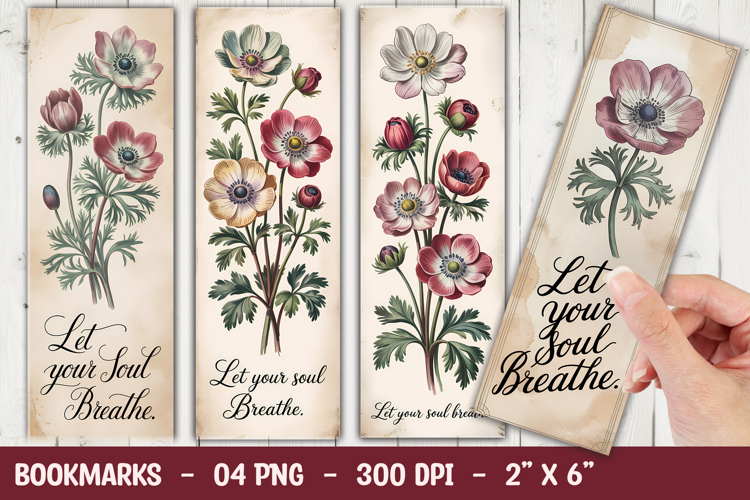 Botanical Quote Bookmark Sublimation