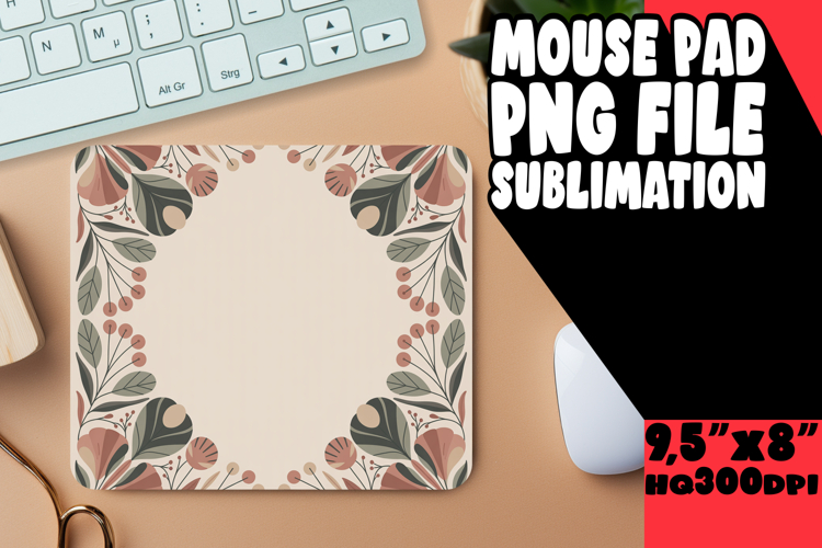 SWEET MOUSE PAD SUBLIMATION STYLE, Flowers