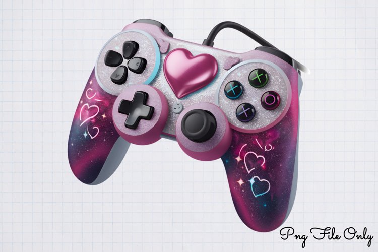 Valentine Game Controllers Sublimation Clipart PNGSublimatio