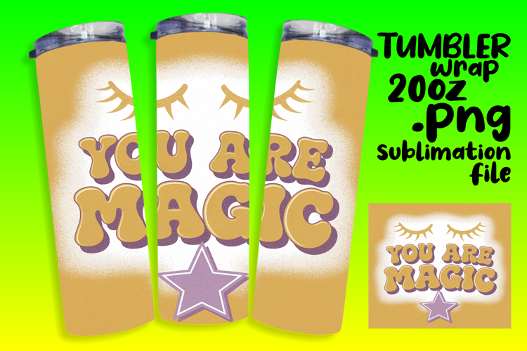 20oz Tumbler Artwork for Sublimation , Woman Eyes