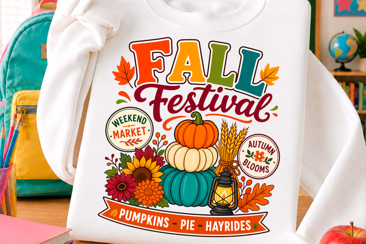 Fall Festival Pumpkin Harvest T Shirt Design