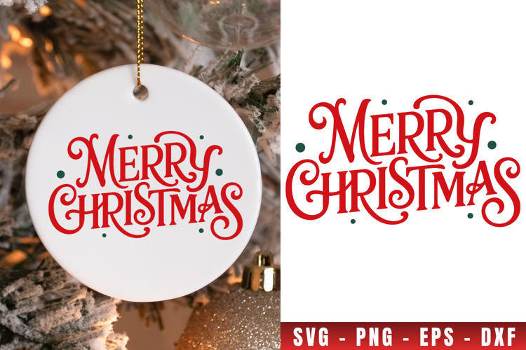 Merry Christmas Tree Svg Image 5