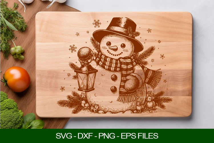 Silhouette Snowman Svg Image 6