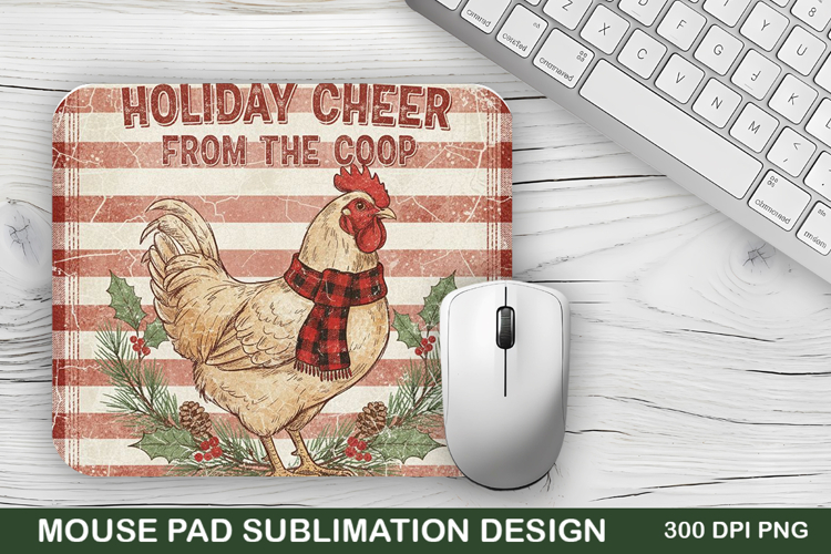 Holiday Cheer From Mouse Pad Sublimation - Christmas Design