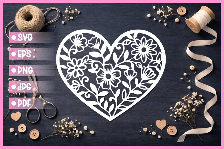 Heart Valentine Svg Image 2