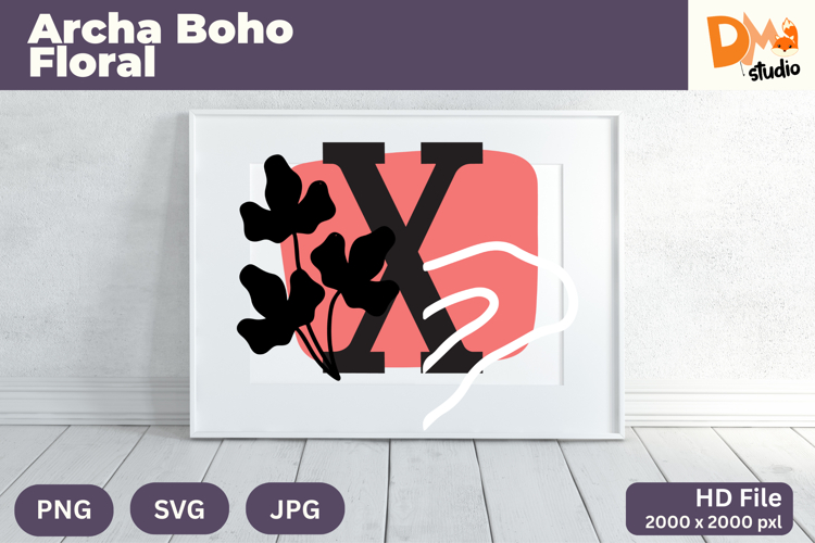Boho Floral Svg Image 3