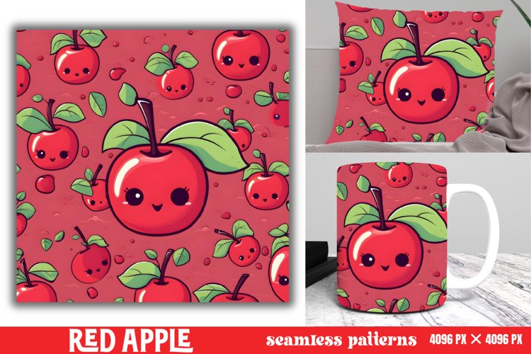 Red Apple Clipart Image 7